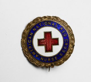 Vintage 1928 American National Red Cross Nurse Pin Bb & B Philadelphia