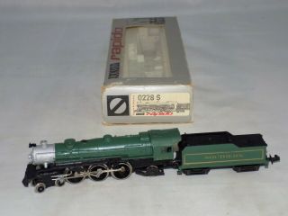 N Scale Vintage Arnold 0228 S Pacific 4 - 6 - 2 Southern 5312 Steam Loco & Tender