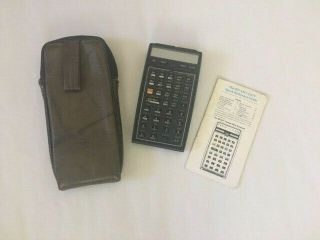 Vintage Hewlett Packard Hp 41cv Calculator W/ 4 Modules And Manuals
