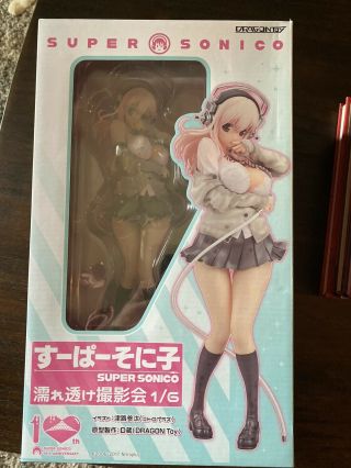 Dragon Toy Sonico See Through Wet Photo Shoot Session 1/6 Scale Pvc Figure
