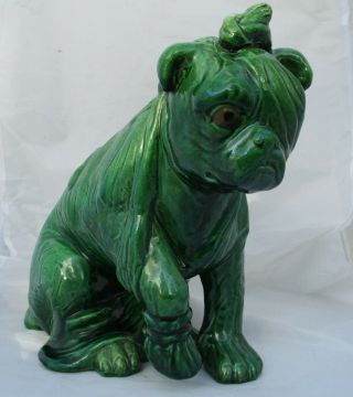 Bretby Pottery Boxer Dog After The Battle