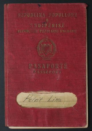 Albania To Russia,  Ukraine,  1948,  Not Us Passport,  Expired M404