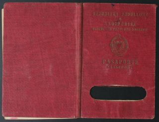 Albania To Russia,  Ukraine,  1948,  Not US Passport,  Expired m404 2