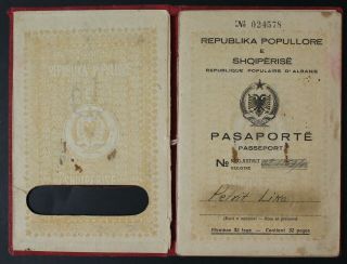 Albania To Russia,  Ukraine,  1948,  Not US Passport,  Expired m404 3