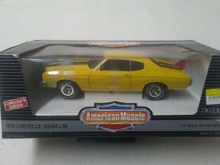 Vintage - Ertl American Muscle 1:18 Scale Diecast 1970 Chevelle Ss454 Ls6