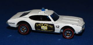 1969 Hot Wheels Red Line " State Police Law Enforcement " Car Hong Kong