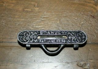 Antique Stanley Cast Iron/glass Bubble Level 1896