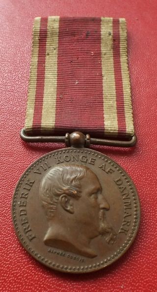 Denmark Commemorative Medal For The War Of 1848 - 50 Badge Order