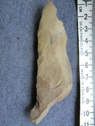 Neolithic Flint Cutting Tool Very Sharp ?japanese Jomon?