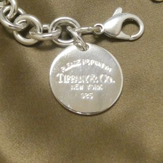 Please Return To Tiffany & Co YORK 925 Sterling Silver Bracelet 2