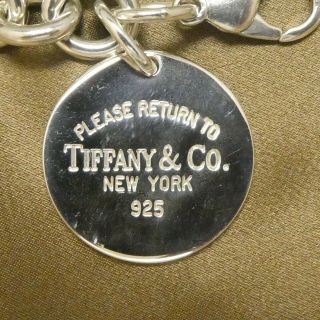 Please Return To Tiffany & Co YORK 925 Sterling Silver Bracelet 3