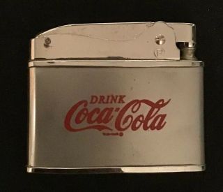 1950s Drink Coca Cola Penguin Flat Lighter Old Stock Nos Box