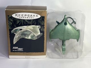 1995 Hallmark Keepsake Christmas Ornament Star Trek Romulan Warbird - Magic