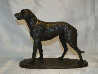Irish Wolfhound Statuette - Bronze - By Genesis Fine Arts