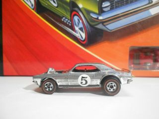 1974 Hot Wheels Heavy Chevy Chrome With Black Interior Read Redlines