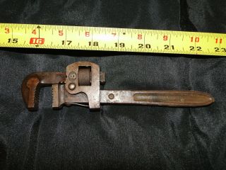 Vintage Dunlap 8 " Pipe Wrench Made In Germany