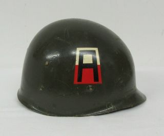 U.  S.  M1 Helmet Liner Westinghouse With First Army Decals