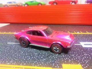 Hot Wheels 1968 Redlines Pink Mighty Maverick - Made In The Usa