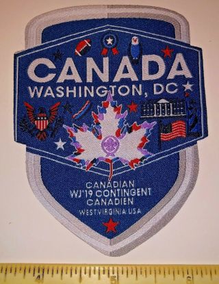 Canadian Washington Dc Contingent Patch Badge 2019 24th World Boy Scout Jamboree