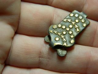 Un Researched Post Medieval Bronze Clog Fastener Metal Detecting Detector