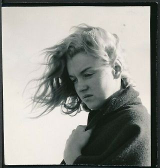 Vintage Snapshot Photo Marilyn Monroe Young Norma Jean By Andre De Dienes
