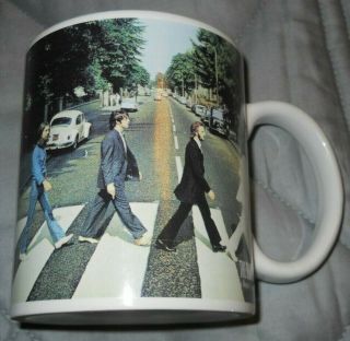 The Beatles Abbey Road Coffee Cup Tea Mug John,  Paul,  George,  Ringo 2005