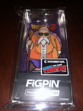 NYCC 2019 EE FIGPIN DRAGON BALL Z - MASTER ROSHI FIGPIN 293 DBZ In Hand 2