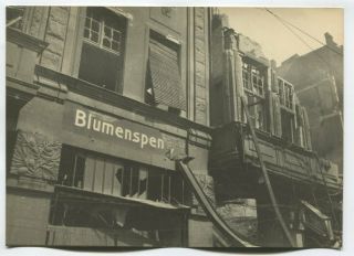 Wwii Large Size Press Photo: Ruined Building In Berlin After The Battle May 1945