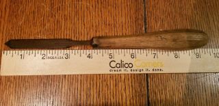 Antique Buck Brothers Cast Steel Straight Carving Gouge Lathe Chisel Tool