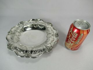 Very Ornate Reed & Barton Sterling Silver Footed Bowl Dish Tazza No Mono 387g
