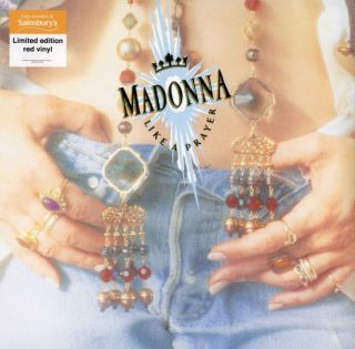 Madonna Like A Prayer Vinyl Lp Limited Sainsburys Rare Red Vinyl Rare