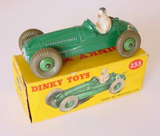 1950s Meccano Dinky Boxed No.  233 Cooper Bristol Racing Car Green 6