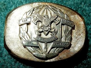 Boy Scouts Of America 1994 Chief Scout Executive Sterling Silver Belt Buckle