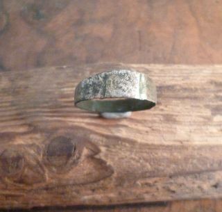 Early Medieval Saxon Or Viking Copper Ring - Metal Detecting Find