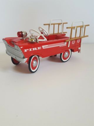 Hallmark Kiddie Car Classics 1962 Murray Deluxe Fire Truck Pedal