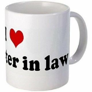 11oz Mug I Love My Sister In Law - Printed Ceramic Coffee Tea Cup Gift