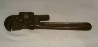 Vintage Trimo Pipe Wrench 6 " Trimont Mfg Co Roxbury Mass Made In Usa