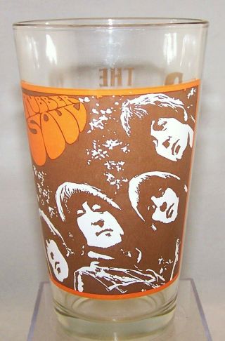 The Beatles Rubber Soul Album Cover Photo Pint Drinking Glass