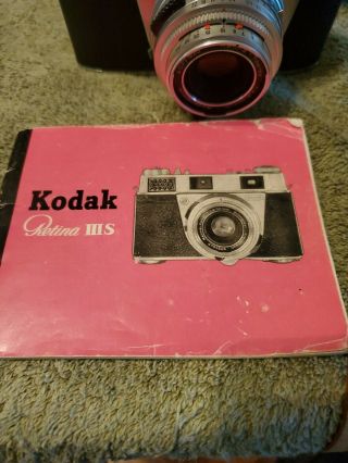 Vintage Kodak Retina Iii S Camera Rodenstock Retina Ysarex Lens 2.  8/50mm