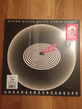 Queen " Jazz " Pink Vinyl Hmv Ltd Ed With Poster Rare In - Hand Postage