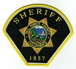 (prototype) Del Norte County California Sheriff Ca Police Patch