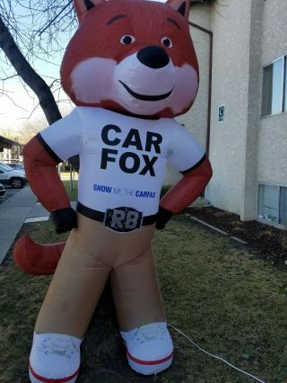 Car Fax Inflatable Car Fox 9ft Tall Car Dealer Promo Advertisement Mascot 3