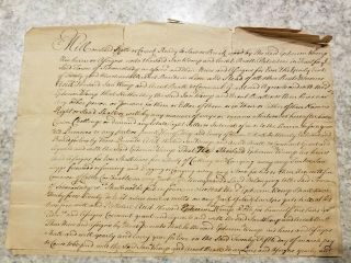 1742 Mohawk Indians Deed Schenectady Albany Ny American Handwritten Colonial