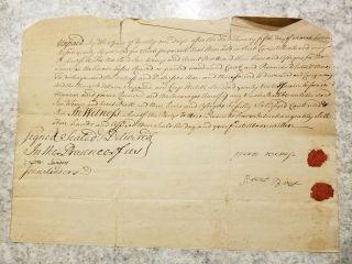 1742 MOHAWK INDIANS Deed SCHENECTADY Albany NY AMERICAN Handwritten COLONIAL 2