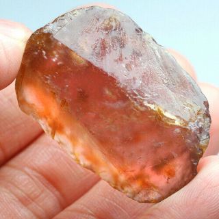 Vvs 94.  9ct Orange Tourmaline Crystal Facet Rough Specimen 100 Natural Ubxv320