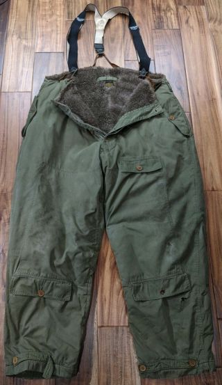 Wwii Us Army Air Forces Type A - 10 Lined Cold Weather Flight Pants 38 40 44 Xl