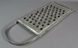 WWII German Army Military Field Kitchen Metal Large Tin Grater 16 