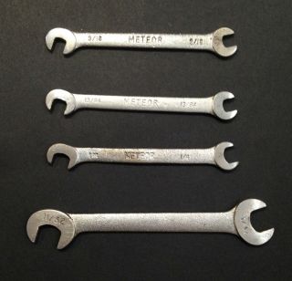 Vintage Meteor Ignition Wrench Set,  3/16,  13/64,  1/4,  11/32