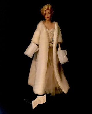 The Franklin Marilyn Monroe All About Eve Porcelain Doll.  Is