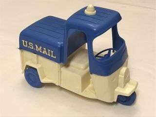 Vintage Plastic Gay Toys U.  S.  Mail Truck Westcoaster Mailster Cushman ? 7.  5”